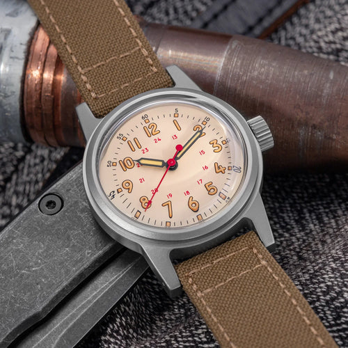 Arvectra® – Retro Military Automatic Watch | 36MM, NH35A Movement, Unisex Design, Sporty Vintage Style