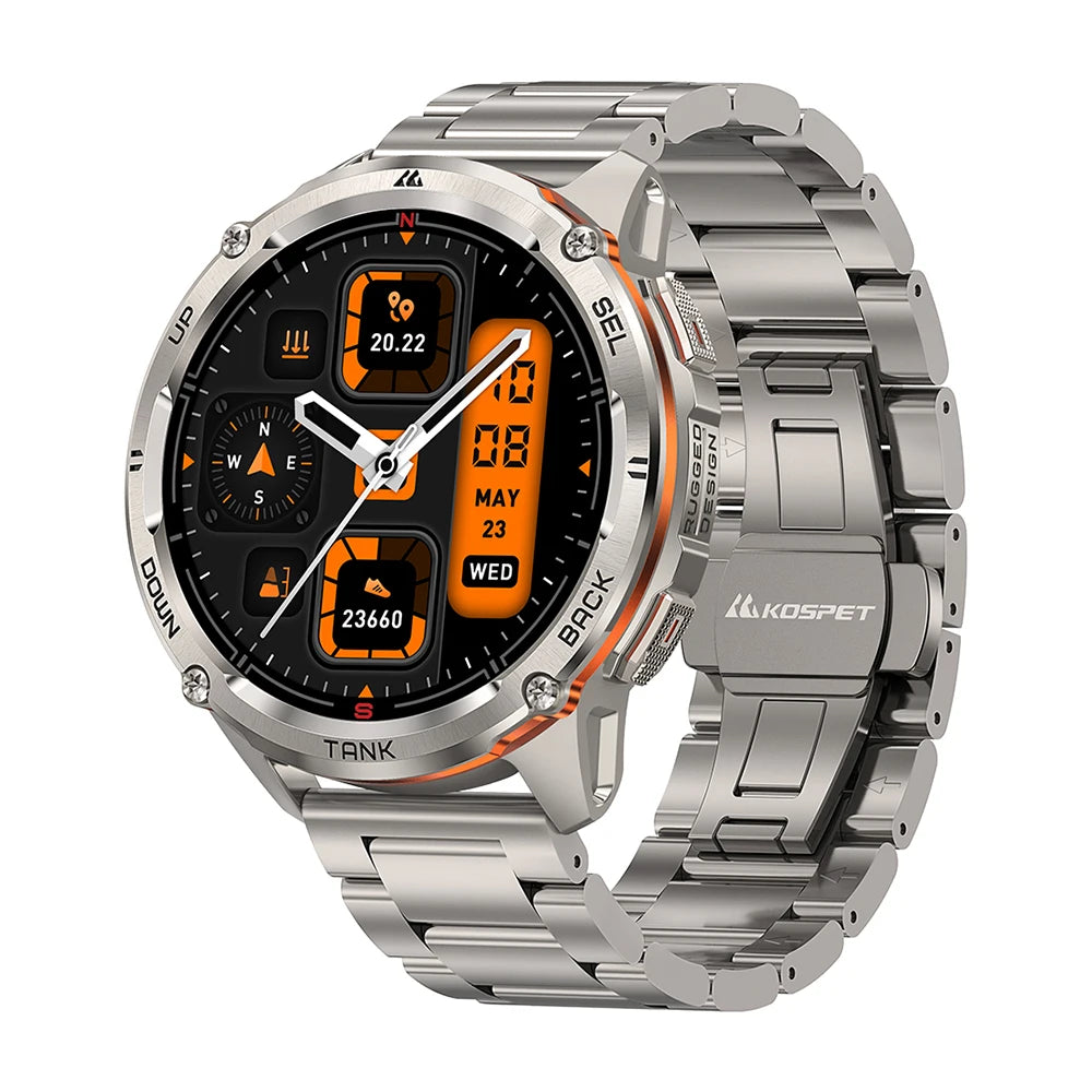 IronPeak® – UltraForce | Rugged Military-Grade GPS Smartwatch with AMOLED Display & IP69K Waterproof