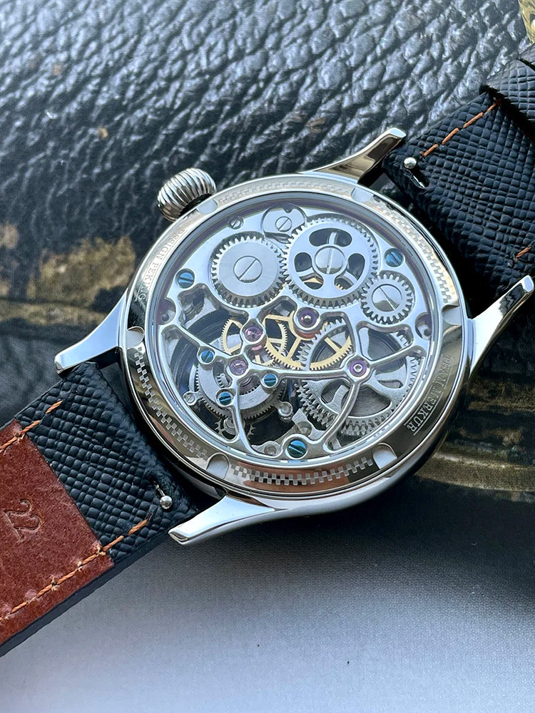 Glaciéon® – Men's Titanium Tourbillon Watch | Ice-Floral Dial, Sapphire Crystal, Mechanical Luxury Masterpiece