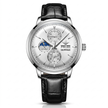 Eligon® – RegentAuto | Classic Men’s Mechanical Watch with Date, Luminous Hands & Waterproof Finish
