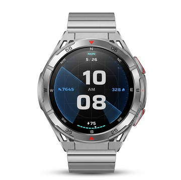Trackformis® – Outdoor GPS Smartwatch with Compass | 1.45" Ultra HD, Bluetooth Calls, Health Monitoring, 480mAh Battery